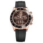 ROLEX COSMOGRAPH DAYTONA REF. 116515LN EVEROSE GOLD CHOCOLATE DIAL OYSTERFLEX SELF-WINDING CHRONOGRAPH CAL. 4130