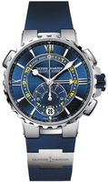 ULYSSE NARDIN Marine REGATTA BLUE DIAL 44MM REF. 1553 -155-3/43 SELF-WINDING CHRONOGRAPH CAL. UN-155