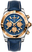 BREITLING CHRONOMAT BLUE 44 REF. CB011012/C790-112X STEEL & ROSE GOLD CHRONOGRAPH CAL. B01