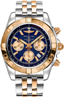 BREITLING CHRONOMAT BLUE 44 REF. CB011012/C790-375C STEEL & ROSE GOLD CHRONOGRAPH CAL. B01