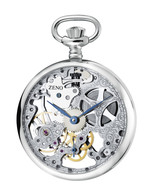 ZENO-WATCH BASEL Pocket Watch Lepine – skeleton 42mm Ref. TU-S-klein  Cal. Unitas 6498