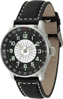 ZENO-WATCH BASEL X-Large Pilot World Timer Automatic Ref. P554WT-b1 self-winding cal. ETA 2893-3, Limited Edition of 300