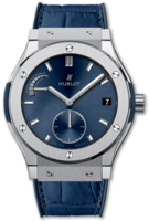 HUBLOT CLASSIC FUSION POWER RESERVE (8 DAYS) TITANIUM BLUE REF. 516.NX.7170.LR MANUAL CAL. HUB1602