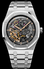 AUDEMARS PIGUET ROYAL OAK DOUBLE BALANCE WHEEL OPENWORKED REF. 15407ST.OO.1220ST.01 SW AP CAL. 3132
