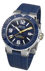 EPOS Sportive Diver Blue 50ATM Ref. 3441.131.96.56.56 Ceramic Bezel, Self-Winding Cal. ETA 2824