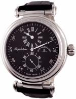 ZENO-WATCH BASEL Limited Editions Regulateur Steel Black Ref. 1781F-h1  Self-Winding Cal. Jaquet 3850 (base ETA 2892-A2)