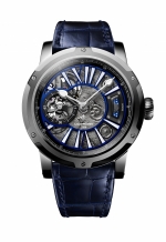 LOUIS MOINET MOON STEEL BLUE REF. LM-45.10.MO  Lunar meteorite capsule - Limited Edition (60)