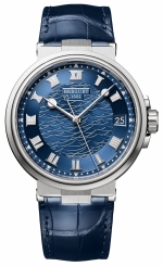 BREGUET MARINE WHITE GOLD BLUE WAVE DIAL REF. 5517BB/Y2/9ZU SELF-WINDING CAL. 777A 55H