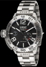 U-BOAT Classico Doppiotempo Auto SS 46mm Ref. 9099-MT Self-Winding Automatic 24H Caliber