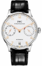 IWC PORTUGIESER Automatic 7 Days Ref. IW500704  Self-Winding Cal. 52010 168h PR