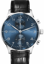IWC PORTUGIESER Chronograph Steel Blue Ref. IW371491 Self-Winding Cal. 79350 (44h PR)
