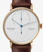 NOMOS GLASHÜTTE/SA LAMBDA 39 Ref. 953 18K Rose Gold Manual Twin Barrel Caliber DUW 1001 PR 84h