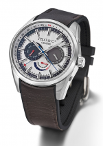 PILO & Co Pieces d'Exception REF. P0604HAS STEEL SILVER AUTOMATIC - GMT - POWER RESERVE