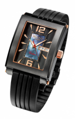 PILO & Co Corleone REF. P0550HABI BLACK PVD MOTHER OF THE PEARL TONNEAU AUTOMATIC
