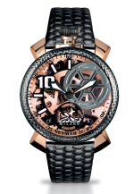 DESIGNER BRANDS GAGA MILANO Neymar Jr. Skeleton, Swiss hand winding cal., rose gold plated Ref. 5511INJ02QB