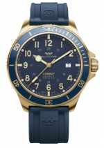 GLYCINE COMBAT SUB 46 REF. GL0282 ROSE GOLD BLUE DIVER 30ATM SELF-WINDING CAL. GL224