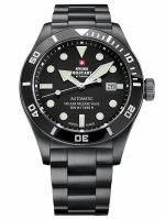  SWISS MILITARY BY CHRONO PVD BLACK REF. SMA34075.04 AUTOMATIC DIVER 44MM 50ATM CAL. SW200
