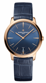 VACHERON CONSTANTIN PATRIMONY SELF-WINDING REF. 4100U/000R-B643 CAL. 2450 Q6/3 18K 5N PINK GOLD, BLUE DIAL