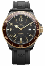 GLYCINE COMBAT SUB 46 PVD BLACK & ROSE GOLD 30ATM REF. GL0278 SELF-WINDING CAL. GL224