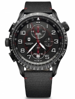 DESIGNER BRANDS VICTORINOX 241716 Airboss Mach 9 Chronograph 45mm 10ATM Self-Winfing Cal. Valjoux 7750
