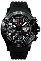 SPORT AVIATION AIRSPEED XLARGE PIONEER Ref. 16071.6874 (6134, 6534) black-rubber (steel-steel, steel-leather) / black-arabic