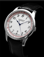 SCHAUMBURG WATCH Ceramatic Lindburgh & Benson Pulsometer Automatic Art Nouveau Ceramic Cover Scaled Dial