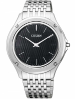 TECHNOLOGY BRANDS CITIZEN AR5000-50E Eco-Drive One Superflat Solar 39mm 3 ATM - Titanium Elegant Silver-Black