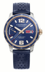 CHOPARD MILLE MIGLIA GTS AZZURRO POWER CONTROL 43 MM, AUTOMATIC, ROSE GOLD & STEEL, REF. 168566-6002, CAL. 01.08-C