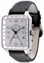ZENO-WATCH BASEL Square SQ Retro GMT (DualTime) Ref. 163GMT-e2 Cal. ETA 2893 (Limited Edition of 100 pcs)