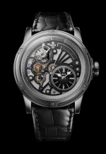 LOUIS MOINET TEMPOGRAPH CHROME BLACK REF. LM-50.10.50 20-SECONDS RETROGRADE SELF-WINDING CAL. LM50