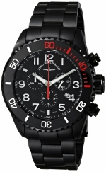 ZENO-WATCH BASEL Diver ceramic Chrono Black/Red Ref. 6492-5030Q-bk-a1-7M  Ronda 5030.D Quartz Caliber (20ATM)