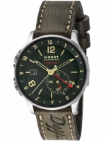 U-BOAT 1938 Doppiotempo GR CODE 8500 43MM DUAL TIME, BIDIRECTIONAL INTERNAL BEZEL