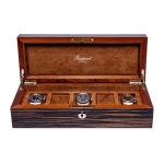 WATCH BOXES Rapport London Est. 1898 HERITAGE FIVE L272 (5 TIMEPIECES BOX) MACASSAR