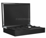 WATCH BOXES Beco Technic Castle #309299 collector's box for 12 watches, matt black, black lining