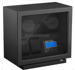 WATCH WINDERS Beco Technic BLDC watchwinder for 2 watches, #309420, black, black lining, adapter included