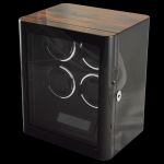 WATCH WINDERS Orbis Timeart Ref. OT03-Q85ZB-L-AR top quality winder for 4 timepieces - flex holder, digital control