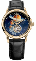 L'DUCHEN Art Collection SPACE BALANCE STEEL GOLD IP REF. D 154.2 - 33  SELF-WINDING SOPROD CAL.