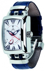 GIO MONACO Billionaire Power Reserve 203 Polished Steel Tonneau Self-Winding ETA 2897 Cal.