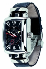 GIO MONACO Billionaire Power Reserve 200 Polished Steel Tonneau Self-Winding ETA 2897 Cal.