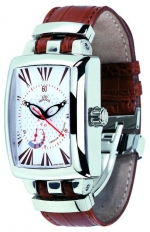 GIO MONACO Billionaire Power Reserve 204 Polished Steel Tonneau Self-Winding Cal. ETA 2897