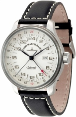 ZENO-WATCH BASEL Oversized (OS) retro GMT+24 hours Ref. 8524-e2 self-winding cal. SOP 2424 - limited edition of 200 pcs