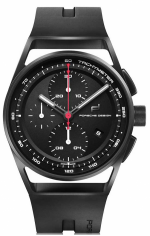 DESIGNER BRANDS PORSCHE DESIGN 1919 Chronotimer Ref. 6020.1.02.003.06.2 Black & Rubber SW500
