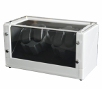 WATCH WINDERS Orbis Timeart Ref. OT03-D102WB - clear double watch winder - smart holders for 2 large or 4 small watches