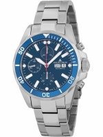 JACQUES LEMANS LIVERPOOL Ref. 1-1926G Liverpool automatic chronograph 44mm 20ATM blue dial