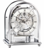 CLOCKS BRACKET & MANTEL KIENINGER CONTEMPORARY MANTEL CLOCK REF. 1226-02-04 CHROME STEEL