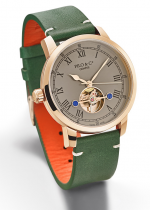 PILO & Co Tempo P0563HAGR Open Heart Slim Line Automatic - Rose Gold PVD - Grey Ceramic Dial