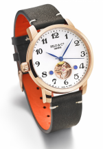 PILO & Co Tempo P0566HAGR Open Heart Slim Line Automatic - Rose Gold PVD - White Ceramic Dial