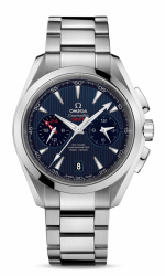 OMEGA SEAMASTER Aqua Terra Chronograph GMT Ref. 231.10.43.52.03.001 Omega Cal. 9605