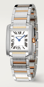 CARTIER TANK FRANÇAISE REF. W51007Q4 YELLOW GOLD & STEEL