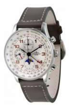 ZENO-WATCH BASEL X-Large Retro Chronograph Full Calendar Ref. P551-f2 self-winding Valjoux 7751